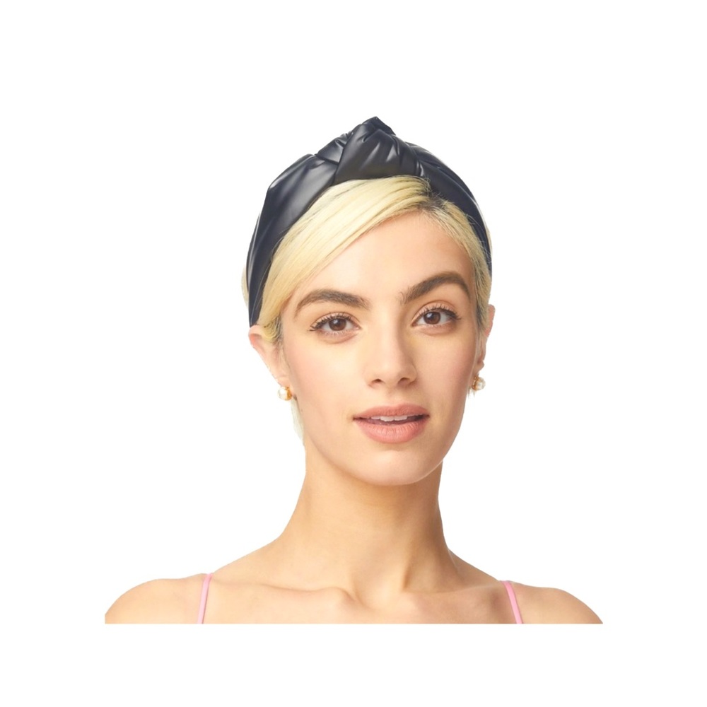 Lele Sadoughi Black Knotted Headband